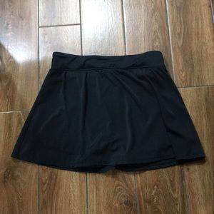Black bathing skirt bottom size 12